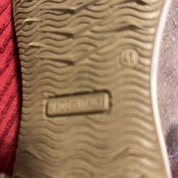 ☘️- IMAC Metallic Beige Leather Sneakers Light Style. Made in Italy Sz 41 - Picture 15 of 16